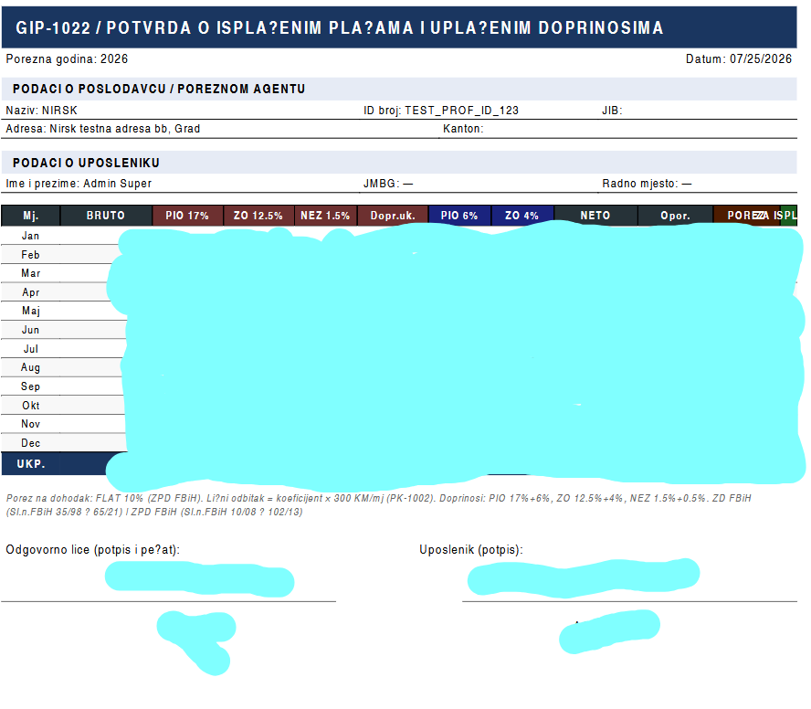 Dolibarr ERP FBiH – Modul za obračun plata i evidencije